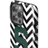 Michigan State University Spartans S Chevron iPhone 15 Pro Impact Case